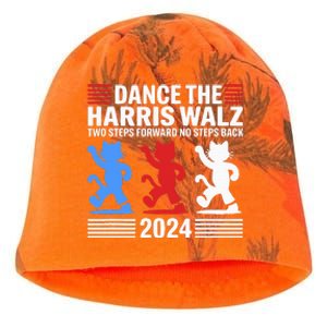 Kamala Harris Walz 2024 Waltz Dance 2 Steps Forward Not Back Kati - Camo Knit Beanie