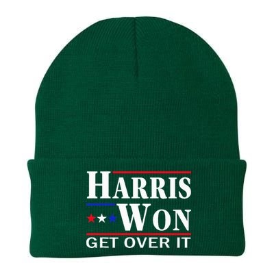 Kamala Harris Won Election 2024 Kamala Harris Won Knit Cap Winter Beanie