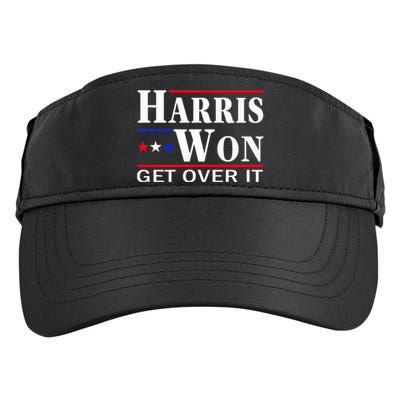 Kamala Harris Won Election 2024 Kamala Harris Won Adult Drive Performance Visor