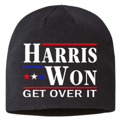 Kamala Harris Won Election 2024 Kamala Harris Won Sustainable Beanie