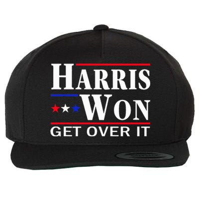 Kamala Harris Won Election 2024 Kamala Harris Won Wool Snapback Cap