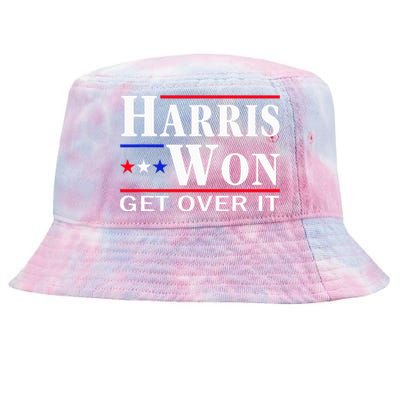 Kamala Harris Won Election 2024 Kamala Harris Won Tie-Dyed Bucket Hat