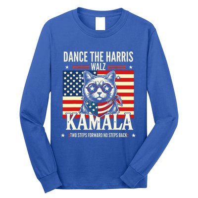 Kamala Harris Walz 2024 Waltz Dance 2 Steps Forward Not Back Long Sleeve Shirt