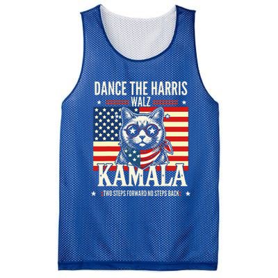 Kamala Harris Walz 2024 Waltz Dance 2 Steps Forward Not Back Mesh Reversible Basketball Jersey Tank