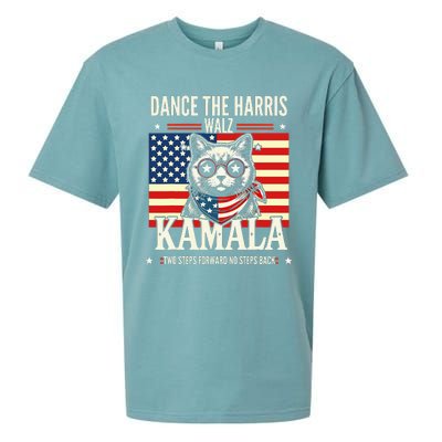 Kamala Harris Walz 2024 Waltz Dance 2 Steps Forward Not Back Sueded Cloud Jersey T-Shirt