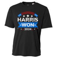 Kamala Harris Won 2024 Election Inauguration January 20 2025 Cooling Performance Crew T-Shirt