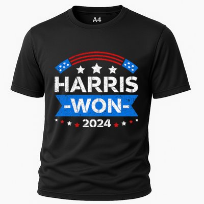 Kamala Harris Won 2024 Election Inauguration January 20 2025 Cooling Performance Crew T-Shirt