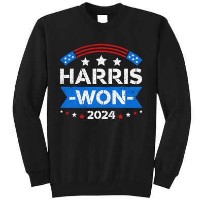 Kamala Harris Won 2024 Election Inauguration January 20 2025 Sweatshirt