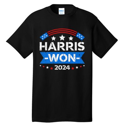 Kamala Harris Won 2024 Election Inauguration January 20 2025 Tall T-Shirt