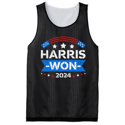 Kamala Harris Won 2024 Election Inauguration January 20 2025 Mesh Reversible Basketball Jersey Tank