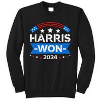 Kamala Harris Won 2024 Election Inauguration January 20 2025 Tall Sweatshirt