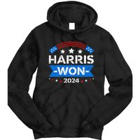 Kamala Harris Won 2024 Election Inauguration January 20 2025 Tie Dye Hoodie