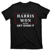 Kamala Harris Won Get Over It 2024 Election Victory We Won T-Shirt