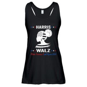 Kamala Harris Walz 2024 Make America Kind Again Harris Waltz Ladies Essential Flowy Tank