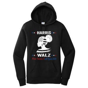 Kamala Harris Walz 2024 Make America Kind Again Harris Waltz Women's Pullover Hoodie