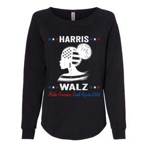 Kamala Harris Walz 2024 Make America Kind Again Harris Waltz Womens California Wash Sweatshirt