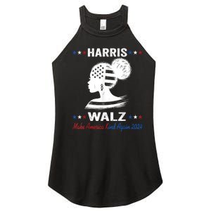 Kamala Harris Walz 2024 Make America Kind Again Harris Waltz Women's Perfect Tri Rocker Tank