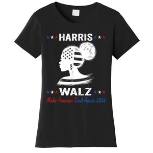 Kamala Harris Walz 2024 Make America Kind Again Harris Waltz Women's T-Shirt