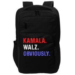 Kamala Harris Walz Obviously Impact Tech Backpack