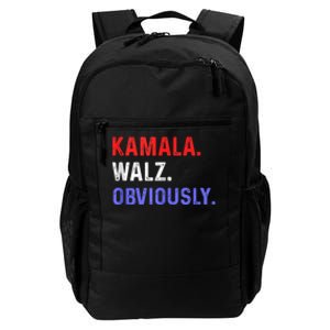 Kamala Harris Walz Obviously Daily Commute Backpack