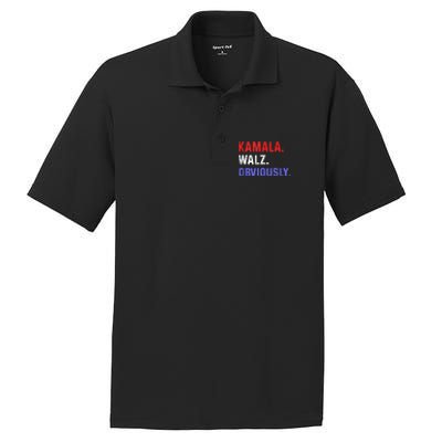 Kamala Harris Walz Obviously PosiCharge RacerMesh Polo