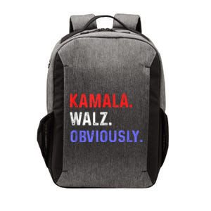 Kamala Harris Walz Obviously Vector Backpack