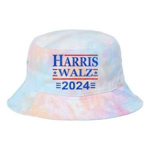 Kamala Harris Walz 2024 Democratic Vp President 47th Us Flag Tie Dye Newport Bucket Hat