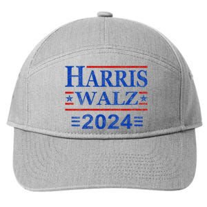 Kamala Harris Walz 2024 Democratic Vp President 47th Us Flag 7-Panel Snapback Hat