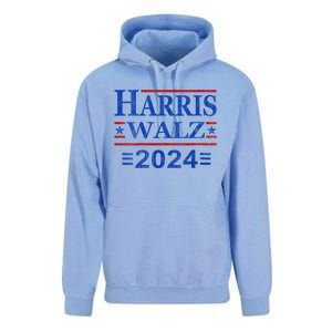 Kamala Harris Walz 2024 Democratic Vp President 47th Us Flag Unisex Surf Hoodie