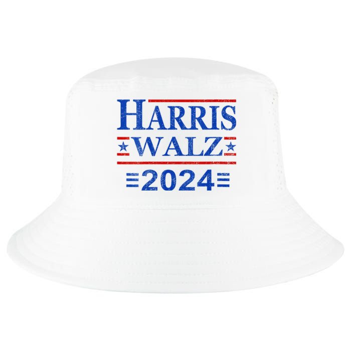 Kamala Harris Walz 2024 Democratic Vp President 47th Us Flag Cool Comfort Performance Bucket Hat