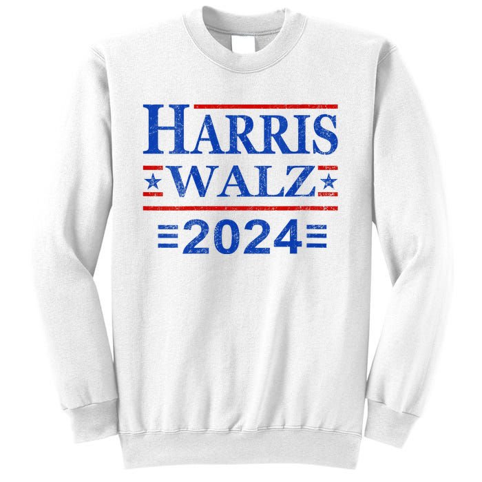 Kamala Harris Walz 2024 Democratic Vp President 47th Us Flag Sweatshirt