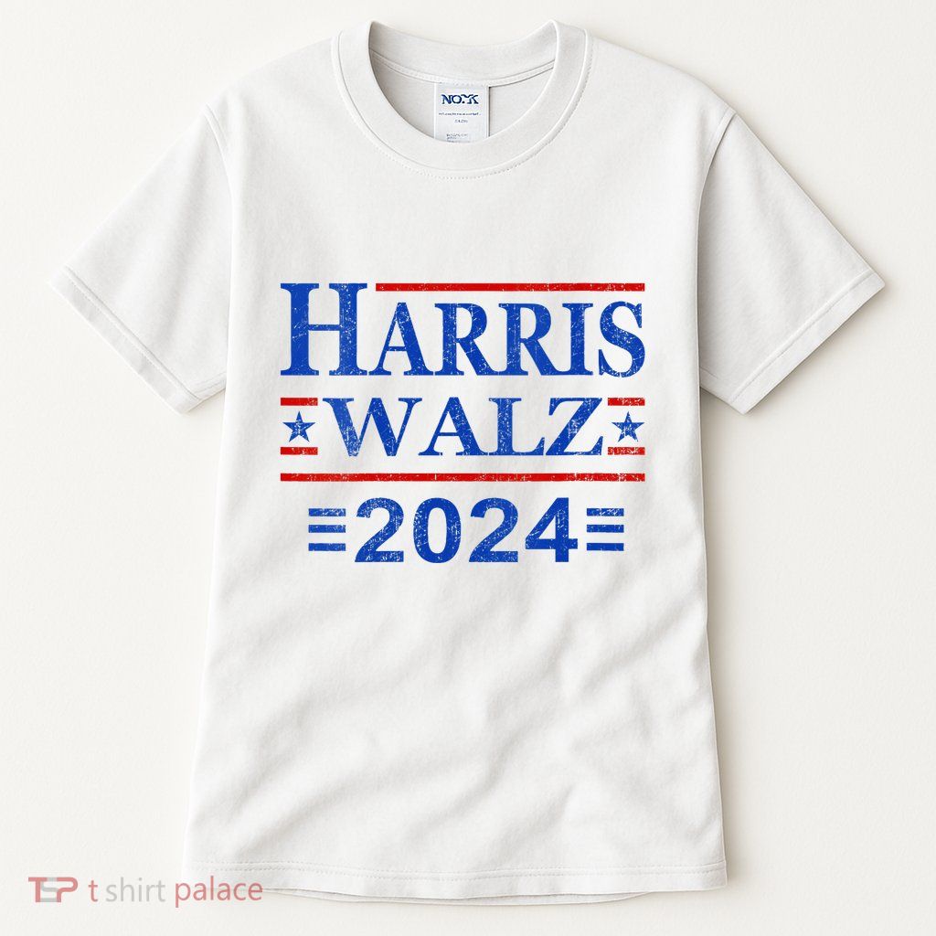 Kamala Harris Walz 2024 Democratic Vp President 47th Us Flag Tall T-Shirt