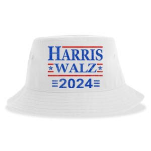 Kamala Harris Walz 2024 Democratic Vp President 47th Us Flag Sustainable Bucket Hat