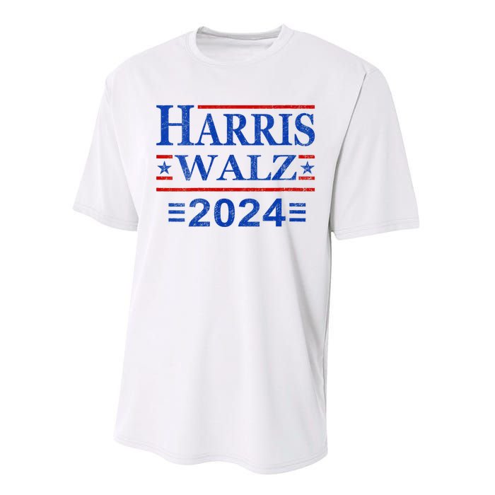 Kamala Harris Walz 2024 Democratic Vp President 47th Us Flag Performance Sprint T-Shirt