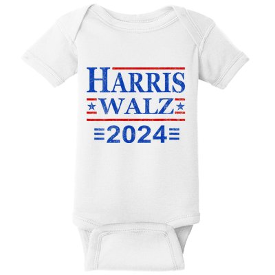 Kamala Harris Walz 2024 Democratic Vp President 47th Us Flag Baby Bodysuit