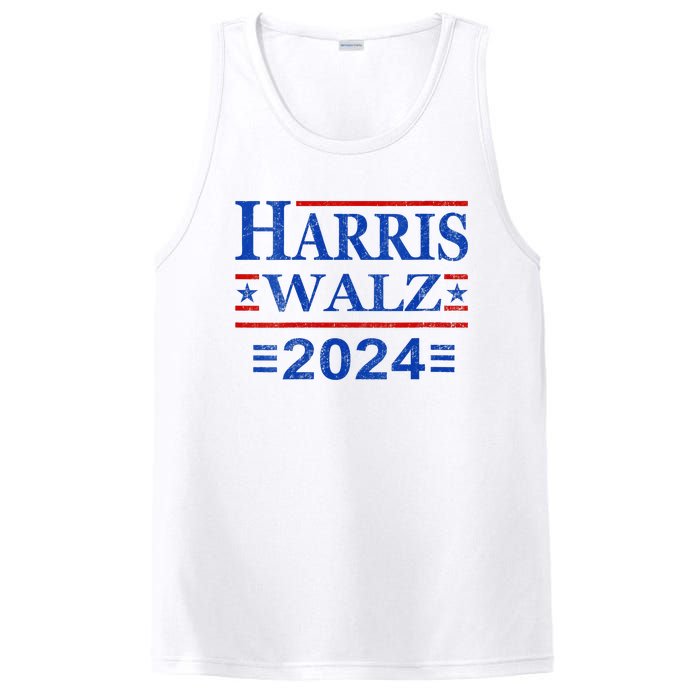 Kamala Harris Walz 2024 Democratic Vp President 47th Us Flag PosiCharge Competitor Tank