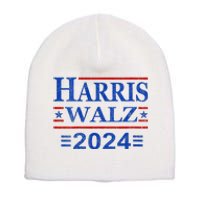 Kamala Harris Walz 2024 Democratic Vp President 47th Us Flag Short Acrylic Beanie