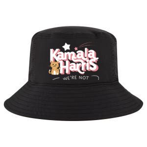 Kamala Harris WeRe Not Going Back Cat Design Gift Cool Comfort Performance Bucket Hat