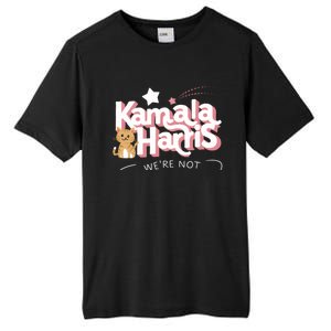 Kamala Harris WeRe Not Going Back Cat Design Gift Tall Fusion ChromaSoft Performance T-Shirt