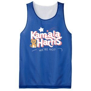 Kamala Harris WeRe Not Going Back Cat Design Gift Mesh Reversible Basketball Jersey Tank