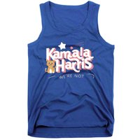 Kamala Harris WeRe Not Going Back Cat Design Gift Tank Top