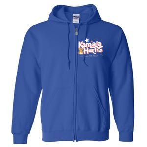 Kamala Harris WeRe Not Going Back Cat Design Gift Full Zip Hoodie