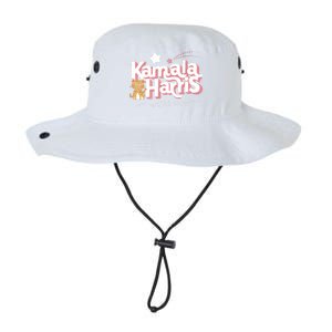 Kamala Harris WeRe Not Going Back Cat Design Gift Legacy Cool Fit Booney Bucket Hat