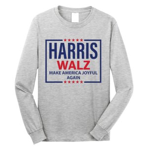 Kamala Harris Walz Make America Joyful 2024 Design Long Sleeve Shirt