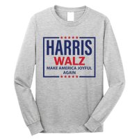 Kamala Harris Walz Make America Joyful 2024 Design Long Sleeve Shirt