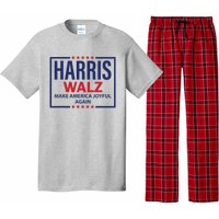 Kamala Harris Walz Make America Joyful 2024 Design Pajama Set