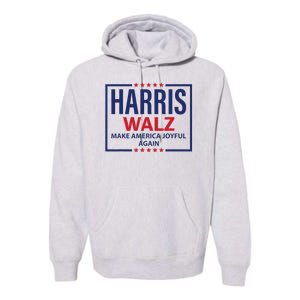 Kamala Harris Walz Make America Joyful 2024 Design Premium Hoodie