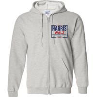 Kamala Harris Walz Make America Joyful 2024 Design Full Zip Hoodie