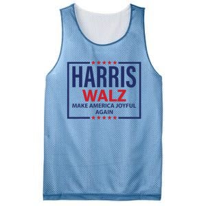 Kamala Harris Walz Make America Joyful 2024 Design Mesh Reversible Basketball Jersey Tank