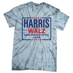 Kamala Harris Walz Make America Joyful 2024 Design Tie-Dye T-Shirt